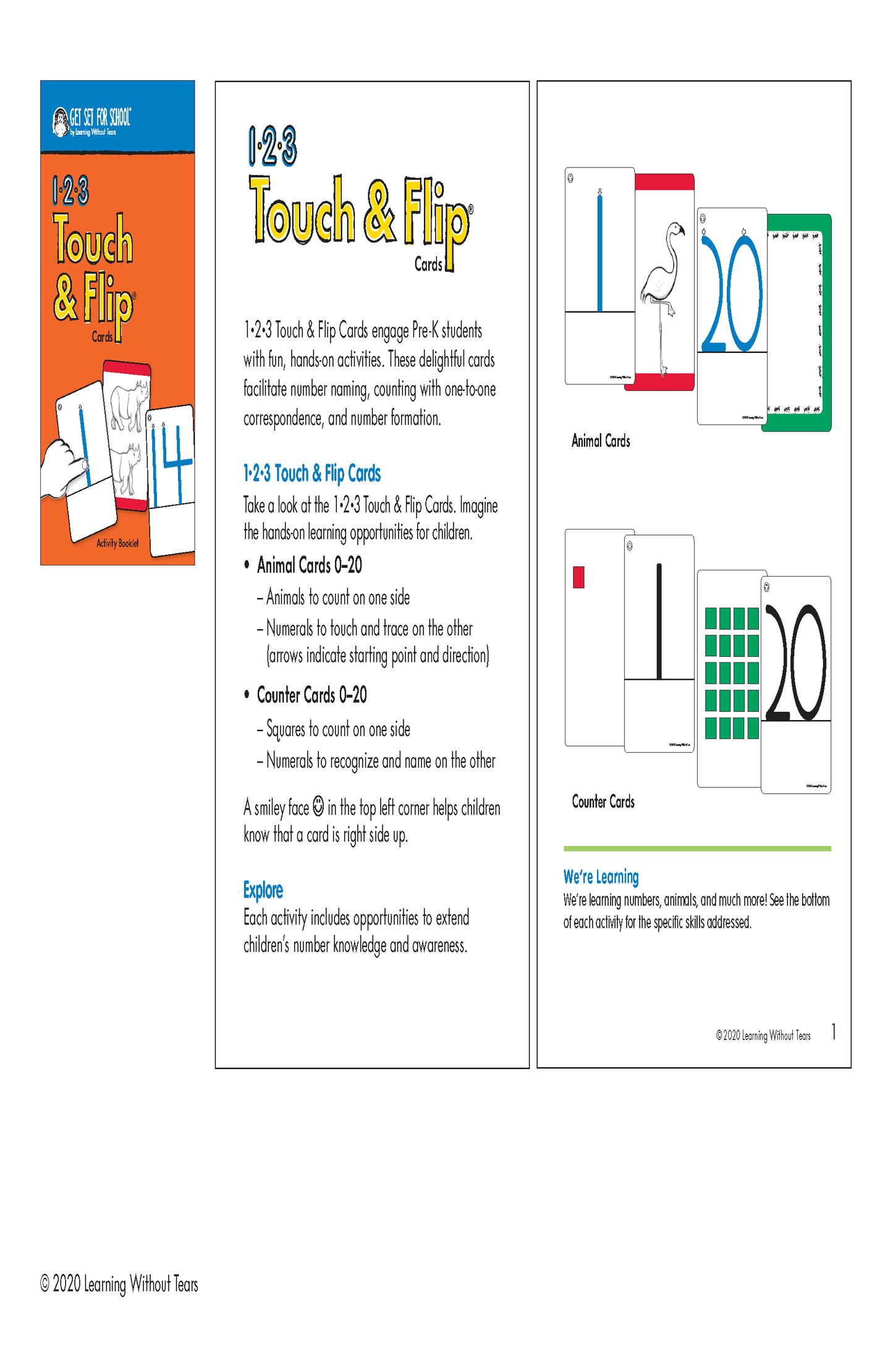 1-2-3 Touch & Flip® Cards
