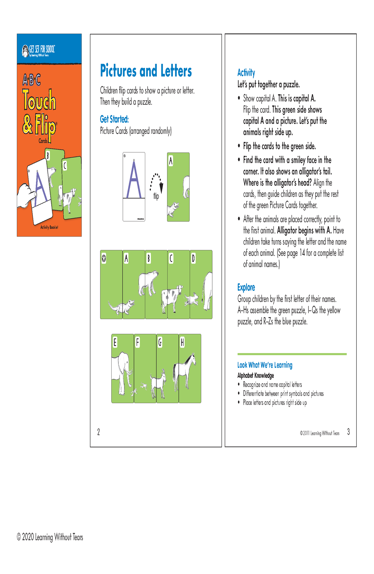 A-B-C Touch & Flip Cards (English)